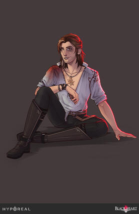 Lucien Blackheart ( In Prison Character Portrait )