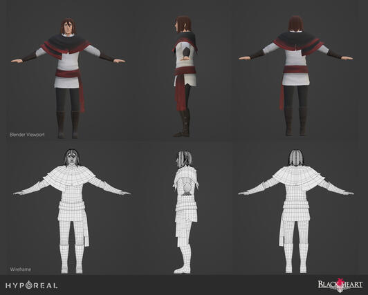 Azriel Blackheart | In-game model