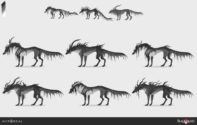 Ferocious Quadruped v3 Concept Art